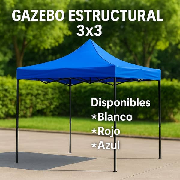 Gazebo Estructural 3x3 
